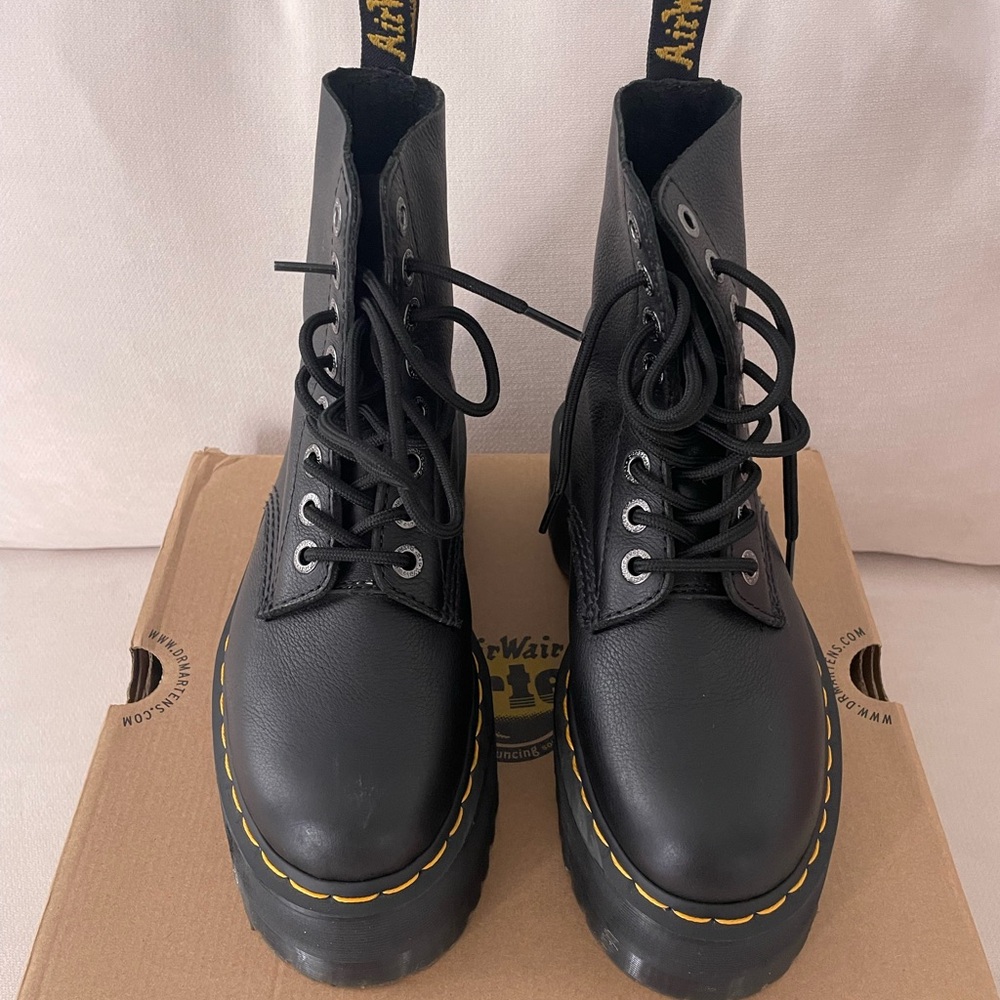Dr. Martens Black Leather Boots